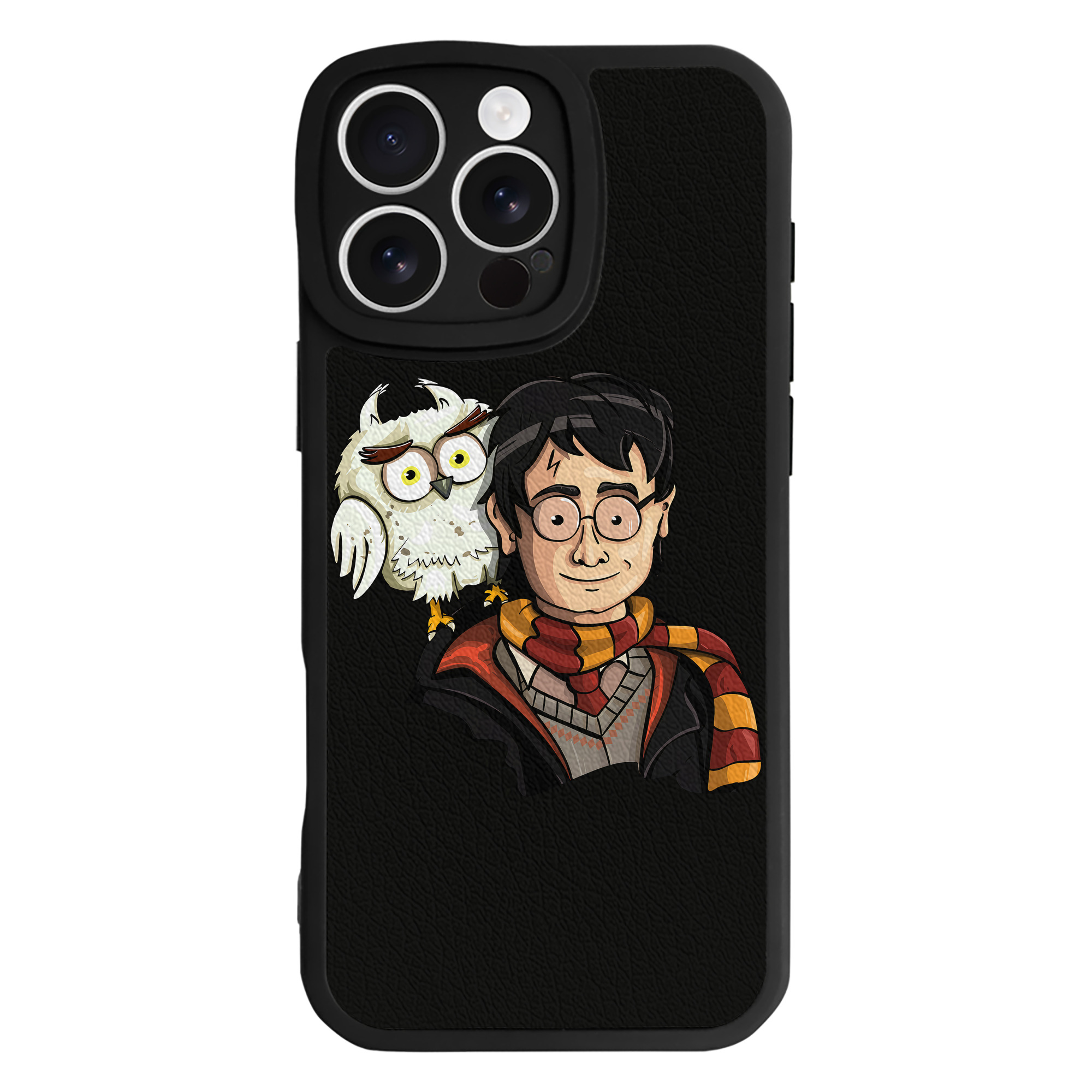 （画像用） Harry Potter ハリー・ポッターシリーズ 【iPhone 16シリーズ対応】シリコンスマホケース（レザー調） 材質：シリコン